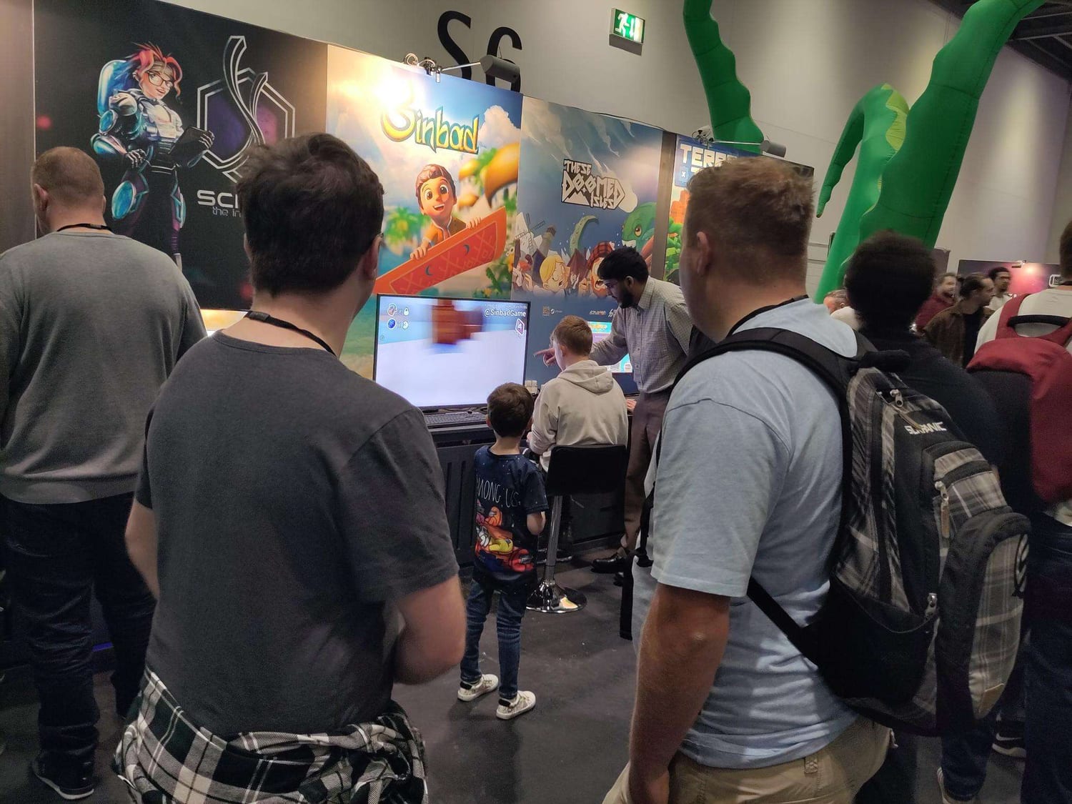 RAA Studios showing a game at an expo